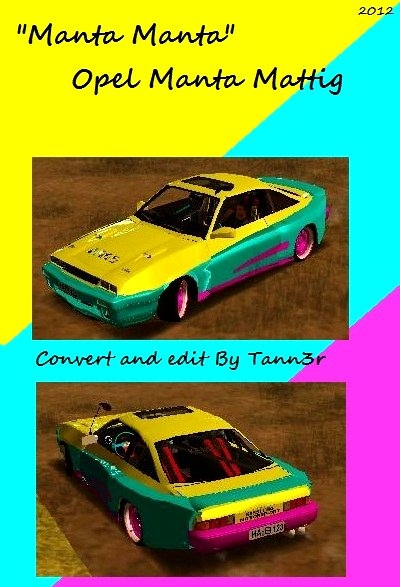 Manta Manta Opel Manta Mattig