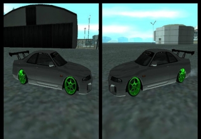 Nissan Skyline R33 Drift Monster Energy