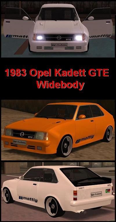 Opel Kadett D GTE - Mattig Tuning