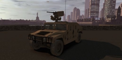 M1151 HMMWV Up Armored Humvee with working MG