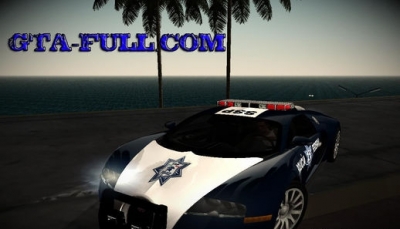 Bugatti Veyron Federal Police