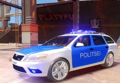 Estonian Police Skoda Octavia RS Combi 2010