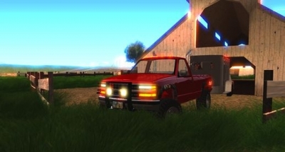 1994 Chevrolet Silverado w-Pull behind Horse Trailer