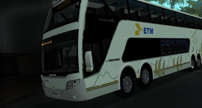 Busscar Panoramico DD 2009 8x2 Scania
