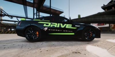 Nissan GT-R Black Edition - Drive Energy Drink Paintjob