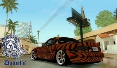 Mazda MX5 Miata 1995 Tiger Paint Job [ImVehLM]