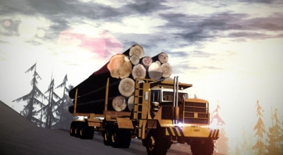 Hayes EQ 142 with logs trailer