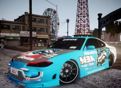 Nissan Silvia S15 Blue Tiger