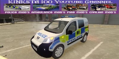 British Police Peugeot Bipper