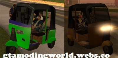 Bajaj Tuk-Tuk Rickshaw