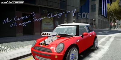 Mini Cooper S V8 SuperCharger Swap
