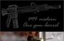 M4 modern One gun-barrel