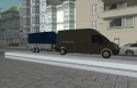Ford transit and trailer