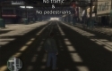 No traffic and no peds