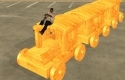 Wooden toy train