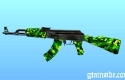 Digital Woodland Camo AK-47
