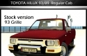Toyota Hilux 89 & 93 - Regular & Cab