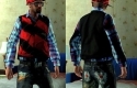 Red Black Shirt and Vest