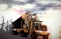 Hayes EQ 142 with logs trailer